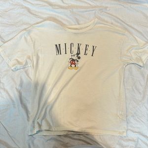 cream mickey t-shirt